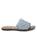 Sam Edelman | Griffin Woven Leather Flat Sandals, 颜色RIVERIA BLUE