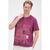 color Plum, RON TOMSON | Men's Modern Print Fitted Cali T-shirt