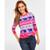 Charter Club | Holiday Lane Women's Santa Bear Sweater, Created for Macy's, 颜色Purple Sapphire Combo