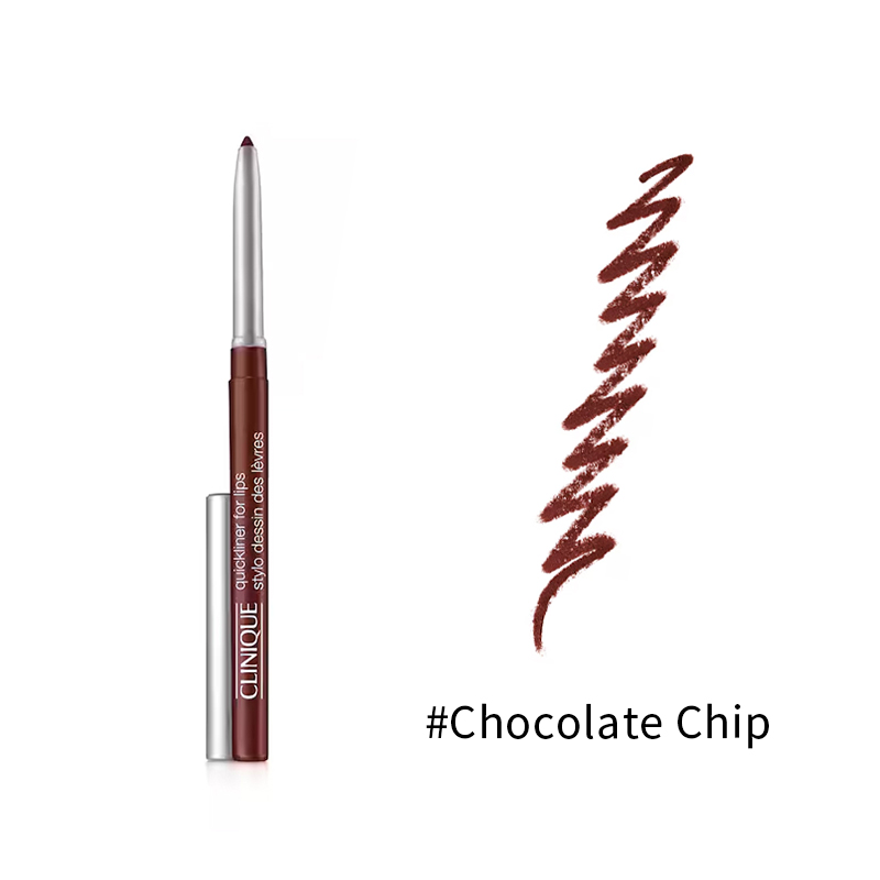 颜色: Chocolate-Chip-巧克力, Clinique | 倩碧柔滑浓艳勾勒唇线笔 0.26g 清晰唇形持久显色