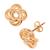 商品Essentials | Love Knot Stud Earrings in Silver or Gold Plating颜色Rose Gold