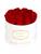 颜色: RED, Venus ET Fleur | Classic Small Round Box with Pure White Roses