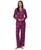 颜色: Dark Pink Print, Ralph Lauren | Petite Plaid Notched-Collar Pajama Set