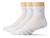 Adidas | Superlite Stripe 3 Quarter Socks 3-Pair, 颜色White/Clear Onix Grey/Clear Grey