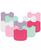 颜色: Pink and Purple, Luvable Friends | Feeder Bibs, 10-Pack, One Size