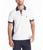 Nautica | Men's Short Sleeve Color Block Performance Pique Polo Shirt, 颜色Bright White