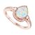 颜色: Opal, Macy's | Amethyst (1-1/3 ct. t.w.) & Lab-Grown White Sapphire (1/4 ct. t.w.) Halo Ring in 14k Gold-Plated Sterling Silver (Also in Additional Gemstones)