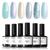 颜色: Mermaid Bubble, MODELONES | 6 Shades Gel Nail Polish Set Collection