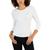 商品Tommy Hilfiger | Women's Ruched Sleeve Top颜色Bright White