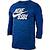 商品第2个颜色Rush Blue, NIKE | Nike Men's Velocity Legend 3/4 Sleeve Baseball Top