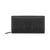 Mancini Leather Goods | Women's Basket Weave Collection RFID Secure Clutch Wallet, 颜色Black