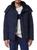 商品Marc New York by Andrew Marc | Howe Faux Fur Collar Puffer Jacket颜色NAVY