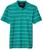 商品Nautica | Men's Classic Short Sleeve Striped Polo T-Shirt颜色Gulf Coast Teal