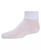 颜色: White, Memoi | Little Girls Unisex Triple Roll Cotton Blend Ankle Socks