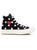 商品Comme des Garcons | CdG PLAY x Converse Unisex Chuck Taylor All Star Polka Dot High-Top Sneakers颜色BLACK