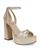 Sam Edelman | Women's Kamille Strappy Platform High Heel Sandals, 颜色Gold Leaf