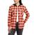 Eddie Bauer | Women's Flannel Hoodie Shirt Jacket, 颜色ink red