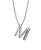 颜色: M, Giani Bernini | Cubic Zirconia Initial Pendant Necklace in Sterling Silver