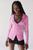 商品Urban Outfitters | UO Sandy Mesh Button-Down Top颜色Pink