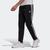 商品Adidas | Men's adidas Essentials Warm-Up Tapered 3-Stripes Track Pants颜色black / white