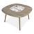 商品第2个颜色White Cherokee Marble, Huppé | Koval 54'' Dining Table With Natural Stone Insert