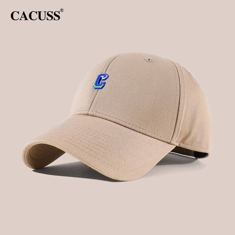 商品CACUSS | cacuss棒球帽女春季防晒遮脸防紫外线帽遮阳帽鸭舌帽硬顶大头围男-BQ220592颜色卡其色