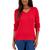 商品Karen Scott | Women's Cable V-Neck Long Sleeve Sweater, Created for Macy's颜色New Red Amore