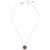 color Pink, Kate Spade | Cubic Zirconia Rosette Pendant Necklace, 17" + 3" extender