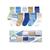 商品第1个颜色Blue, Luvable Friends | Socks Gift Set, 10-Pack, 0-9 Months