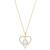 颜色: Pearl, Macy's | Birthstone Gemstone & Diamond Accent Heart 18" Pendant Necklace in 14k Gold-Plated Sterling Silver