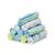 商品第7个颜色Blue Lines, Spasilk | Baby Washcloth Set for Newborn Boys and Girls, Terry Cotton Wipes