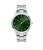 color Rose Gold/Green, Daniel Wellington | 40 mm Iconic Link Bracelet Watch