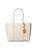 color NEW IVORY, Tory Burch | Perry Leather Tote