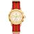商品Tory Burch | Women's Chronograph The Tory Multicolor Stripe Nylon Strap Watch 37mm颜色Red