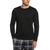 颜色: Jet Black, Perry Ellis | Perry Ellis Portfolio Mens Comfy Pajama Sleep Shirt