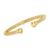 颜色: 7 in, Ross-Simons | Ross-Simons 18kt Gold Over Sterling Ball Cuff Bracelet