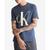 商品Calvin Klein | Men's Monogram Logo Graphic T-Shirt颜色Ink
