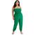 color Golf Green, Love, Fire | Trendy Plus Size Terry Strapless Jumpsuit