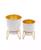 颜色: White, Novogratz Collection | Metal Indoor Outdoor Planter with Removable Stand Set of 2