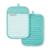 颜色: Aqua Sky, KitchenAid | Albany Pot Holder 2-Pack Set, 7" x 10"