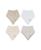 颜色: Taupe Cross, Little Unicorn | Unisex Cotton Muslin Bandana Bibs, 4 Pack