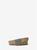 商品Michael Kors | Reversible Logo and Leather Belt颜色HEMP/BROWN