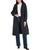 颜色: navy, Tahari | Amelia Long Raincoat