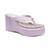 商品Coach | Women's Franki Platform Flip-Flop Sandals颜色Violet