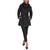 Tommy Hilfiger | Women's Hooded Belted Softshell Raincoat, Regular & Petite, 颜色Black