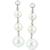 Effy | EFFY® Multicolor Freshwater Pearl (6 - 81/2mm) Graduated Drop Earrings in Sterling Silver (Also available in Freshwater Pearl), 颜色Freshwater Pearl