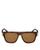 商品Salvatore Ferragamo | Men's Flat Top Sunglasses, 54mm颜色Tortoise/Brown