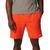 Columbia | Men's Trek Relaxed-Fit Stretch Logo-Print Fleece Shorts, 颜色Spicy, Small Columbia Logo
