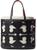 color Black, Tory Burch | Cutout Logo Small Tote