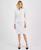 颜色: Vanilla Ice, Le Suit | Women's Stand-Collar Pencil Skirt Suit Set, Regular & Petite